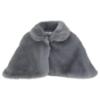 Picture of PRE ORDER Miranda Girls London Graphics Faux Fur Cape - Grey