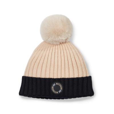 Picture of PRE ORDER Mitch & Son JNR Boys Jimmy Knitted Hat - Latte Beige