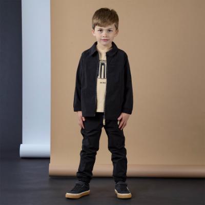 Picture of PRE ORDER Mitch & Son JNR Jacob Nylon Shacket - Black
