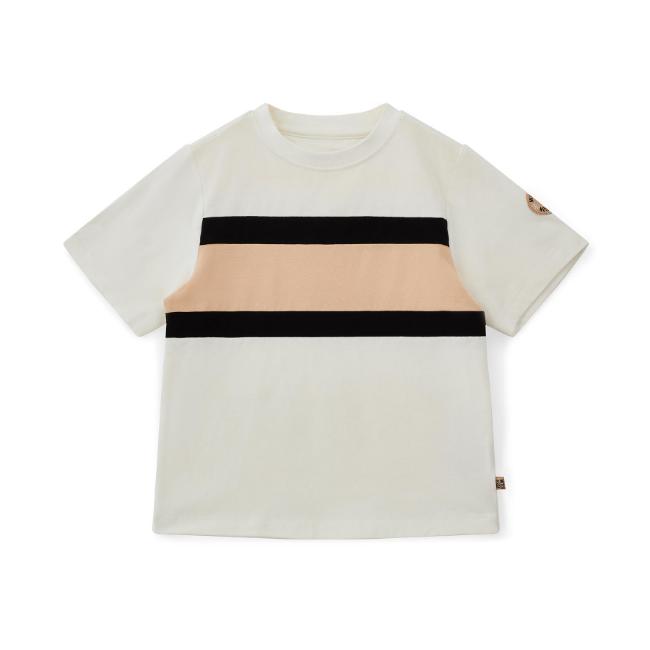 Picture of Mitch & Son JNR Liam Front Panel T-shirt - Snow White