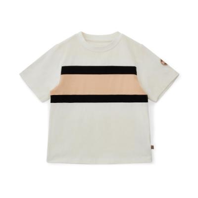 Picture of PRE ORDER Mitch & Son JNR Liam Front Panel T-shirt - Snow White