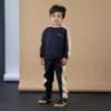 Picture of Mitch & Son JNR Lawrence Hoody Tracksuit With Contrast Hood - Black