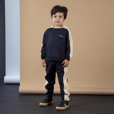 Picture of PRE ORDER Mitch & Son JNR Lawrence Hoody Tracksuit With Contrast Hood - Black