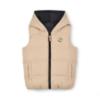 Picture of Mitch & Son JNR James Reversible Gilet - Latte Beige Black