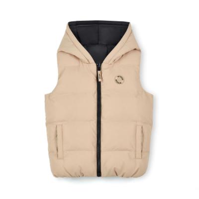 Picture of PRE ORDER Mitch & Son JNR James Reversible Gilet - Latte Beige Black