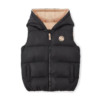 Picture of PRE ORDER Mitch & Son JNR James Reversible Gilet - Latte Beige Black