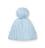 Picture of Mitch & Son Winter Crest Jimmy Knitted Hat Detachable Pom Pom - Sky Blue