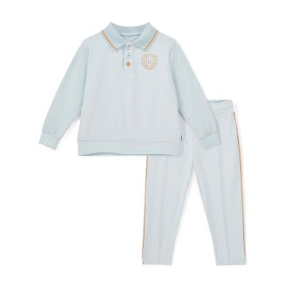 Picture of PRE ORDER Mitch & Son Winter Crest Jordan Polo Set X 2 - Sky Blue