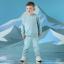 Picture of PRE ORDER Mitch & Son Winter Crest Jaxon Crest Embroidery Crewneck Tracksuit - Icy Jade