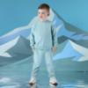 Picture of Mitch & Son Winter Crest Jaxon Crest Embroidery Crewneck Tracksuit - Icey Jade