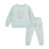 Picture of PRE ORDER Mitch & Son Winter Crest Jaxon Crest Embroidery Crewneck Tracksuit - Sky Blue