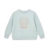 Picture of Mitch & Son Winter Crest Jaxon Crest Embroidery Crewneck Tracksuit - Sky Blue