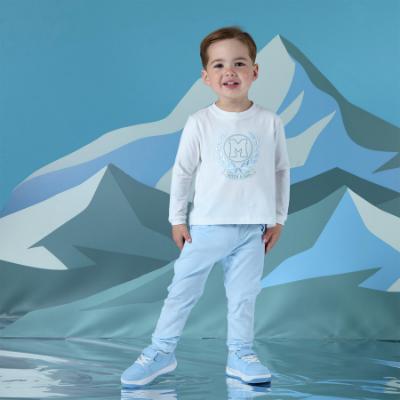 Picture of PRE ORDER Mitch & Son Winter Crest Jett Twill Trouser - Sky Blue