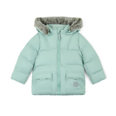 Picture of PRE ORDER Mitch & Son Winter Crest Jack Fur Trimmed Padded Jacket - Icey Jade