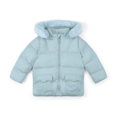 Picture of PRE ORDER Mitch & Son Winter Crest Jack Fur Trimmed Padded Jacket - Sky Blue