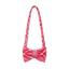 Picture of PRE ORDER A Dee Love Story Laura Check Bow Shape Handbag - Vibrant Red