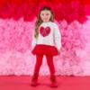 Picture of PRE ORDER A Dee Love Story Lucia Sweat Tulle Legging Set X 2 - Snow White