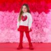 Picture of PRE ORDER A Dee Love Story Lucia Sweat Tulle Legging Set X 2 - Snow White