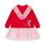 Picture of PRE ORDER A Dee Love Story Lacey Sweat Tulle Dress - Vibrant Red Pink