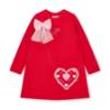 Picture of A Dee Love Story Lotus Jersey Handbag Dress - Vibrant Red