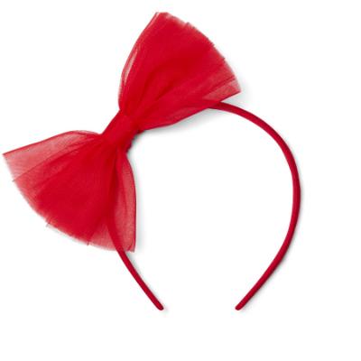 Picture of PRE ORDER A Dee Love Story Lennon Tulle Bow Hairband - Vibrant Red