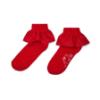 Picture of PRE ORDER A Dee Love Story Loulou Frill Ankle Socks - Vibrant Red