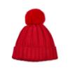 Picture of PRE ORDER A Dee Love Story Mallory Pom Pom Knitted Hat - Vibrant Red