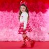 Picture of A Dee Love Story Lyla Heart Print Skirt Set X 2 - Snow White
