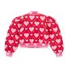 Picture of PRE ORDER A Dee Love Story Lisette Heart Print Bomber - Vibrant Red