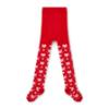 Picture of PRE ORDER A Dee Love Story Lake Heart Print Tights - Vibrant Red