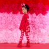 Picture of PRE ORDER A Dee Love Story Lola Heart Print Legging Set X 2 - Vibrant Red