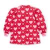 Picture of A Dee Love Story Libby Heart Print Bow Dress - Vibrant Red