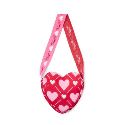 Picture of PRE ORDER A Dee Love Story Louise Heart Print Heart Handbag - Vibrant Red