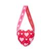 Picture of PRE ORDER A Dee Love Story Louise Heart Print Heart Handbag - Vibrant Red