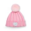 Picture of PRE ORDER A Dee Love Story Mallory Pom Pom Knitted Hat - Peony Pink