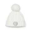 Picture of A Dee Twilight Twirls Mallory Pom Pom Knitted Hat - Snow White