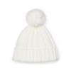 Picture of A Dee Twilight Twirls Mallory Pom Pom Knitted Hat - Snow White