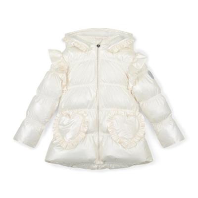 Picture of PRE ORDER A Dee Twilight Twirls Liliana Padded Jacket With Frill Heart Pockets - Snow White