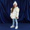 Picture of PRE ORDER A Dee Twilight Twirls Liliana Padded Jacket With Frill Heart Pockets - Snow White
