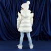 Picture of PRE ORDER A Dee Twilight Twirls Liliana Padded Jacket With Frill Heart Pockets - Snow White