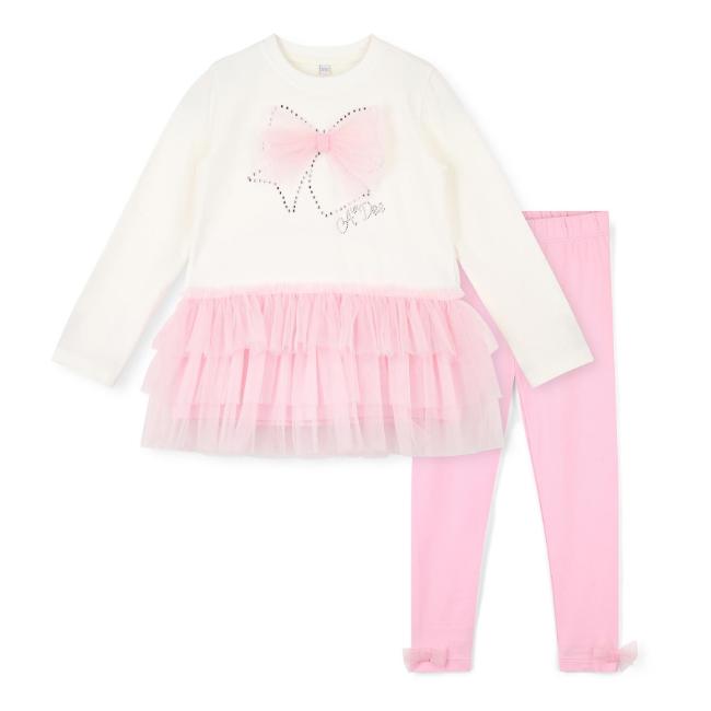 Picture of A Dee Teddy Bear Bakery Mila Tulle Legging Set X 2 - Snow White