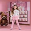 Picture of PRE ORDER A Dee Teddy Bear Bakery Mila Tulle Legging Set X 2 - Snow White