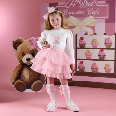 Picture of PRE ORDER A Dee Teddy Bear Bakery Mackenzie Tulle Skirt Set X 2 - Snow White