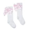 Picture of A Dee Teddy Bear Bakery Maeve Knee High Bow Socks - Snow White