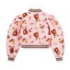 Picture of PRE ORDER A Dee Teddy Bear Bakery Lisette Bear Print Bomber - Pink Fairy