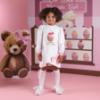 Picture of PRE ORDER A Dee Teddy Bear Bakery Michelle Sweat Dress With Bow - Snow White