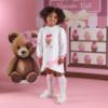 Picture of PRE ORDER A Dee Teddy Bear Bakery Michelle Sweat Dress With Bow - Snow White