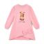 Picture of A Dee Teddy Bear Bakery Michelle Sweat Dress With Bow - Rose Pink