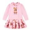 Picture of PRE ORDER A Dee Teddy Bear Bakery Meadow Bear Print Mix Dress - Pink Fairy