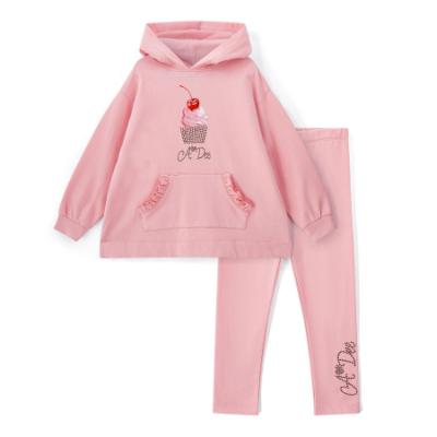Picture of PRE ORDER A Dee Teddy Bear Bakery Molly Hoodie Legging Set - Rose Pink